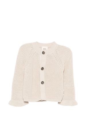 beige cotton cardigan DOUUOD KIDS | DY9000X0011870